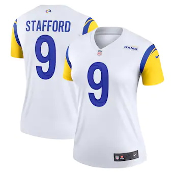 womens nike matthew stafford white los angeles rams legend 